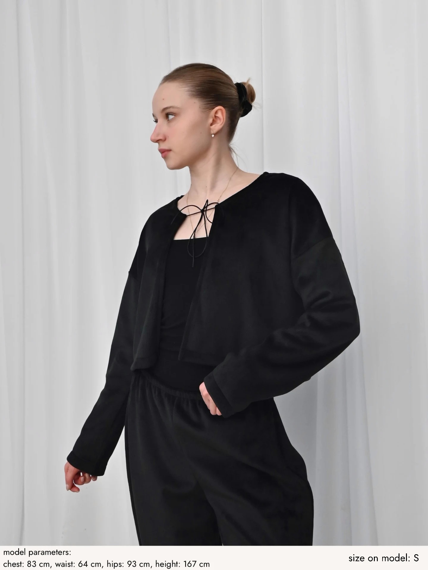 Джемпер велюр Чорний - product image 2