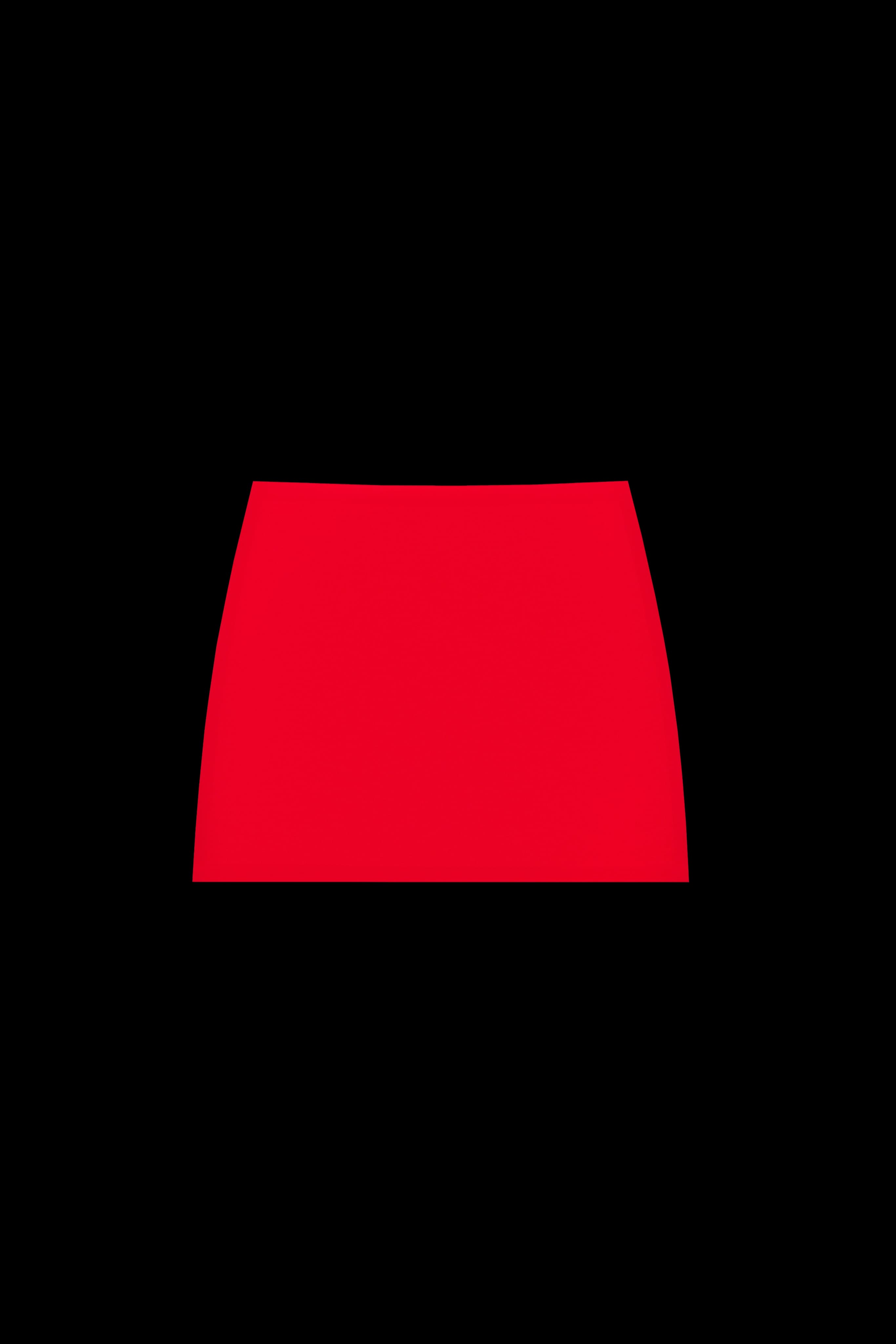 Mini skirt with shorts Tropical red - Thumbnail 1