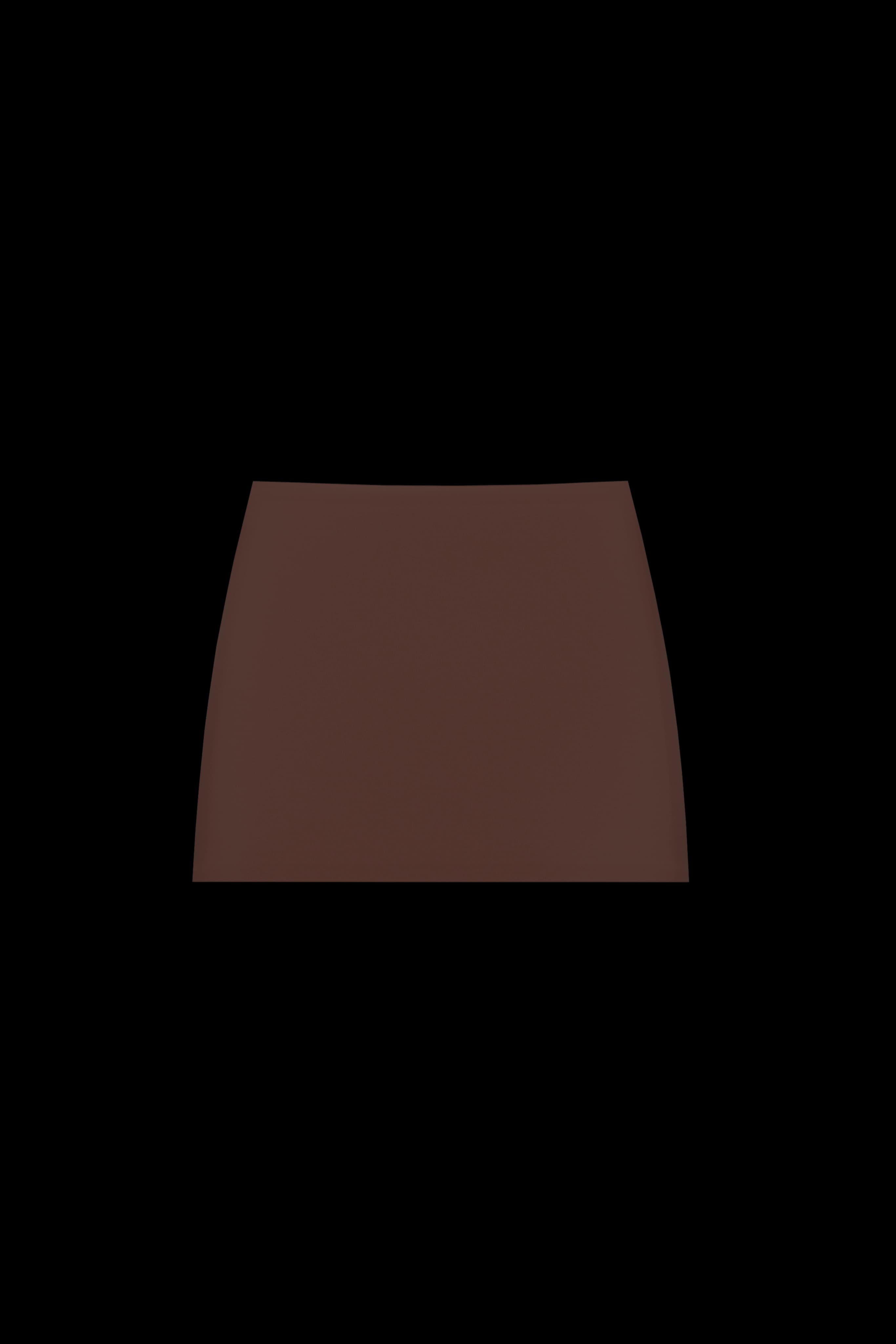 Mini skirt with shorts Chocolate