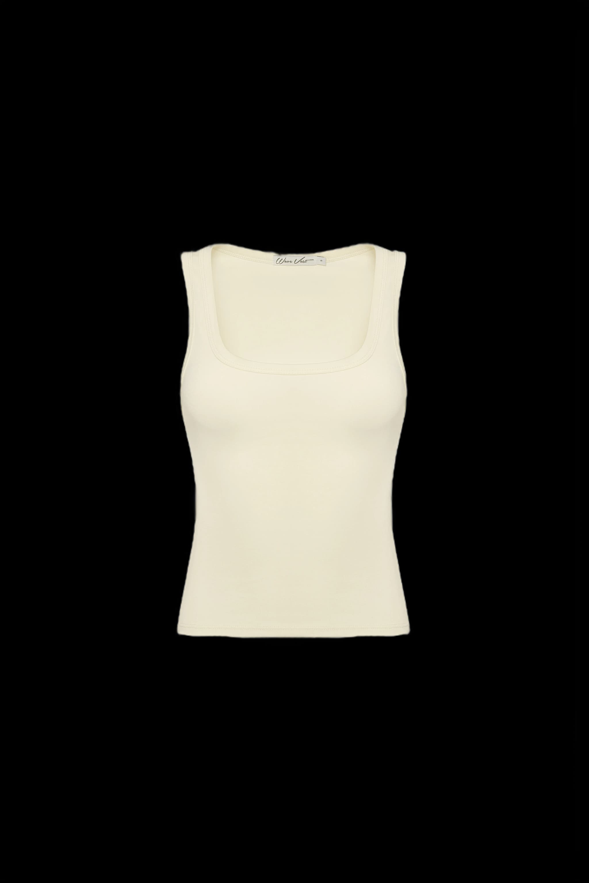 Майка на товстих бретелях Айворі - Image 1