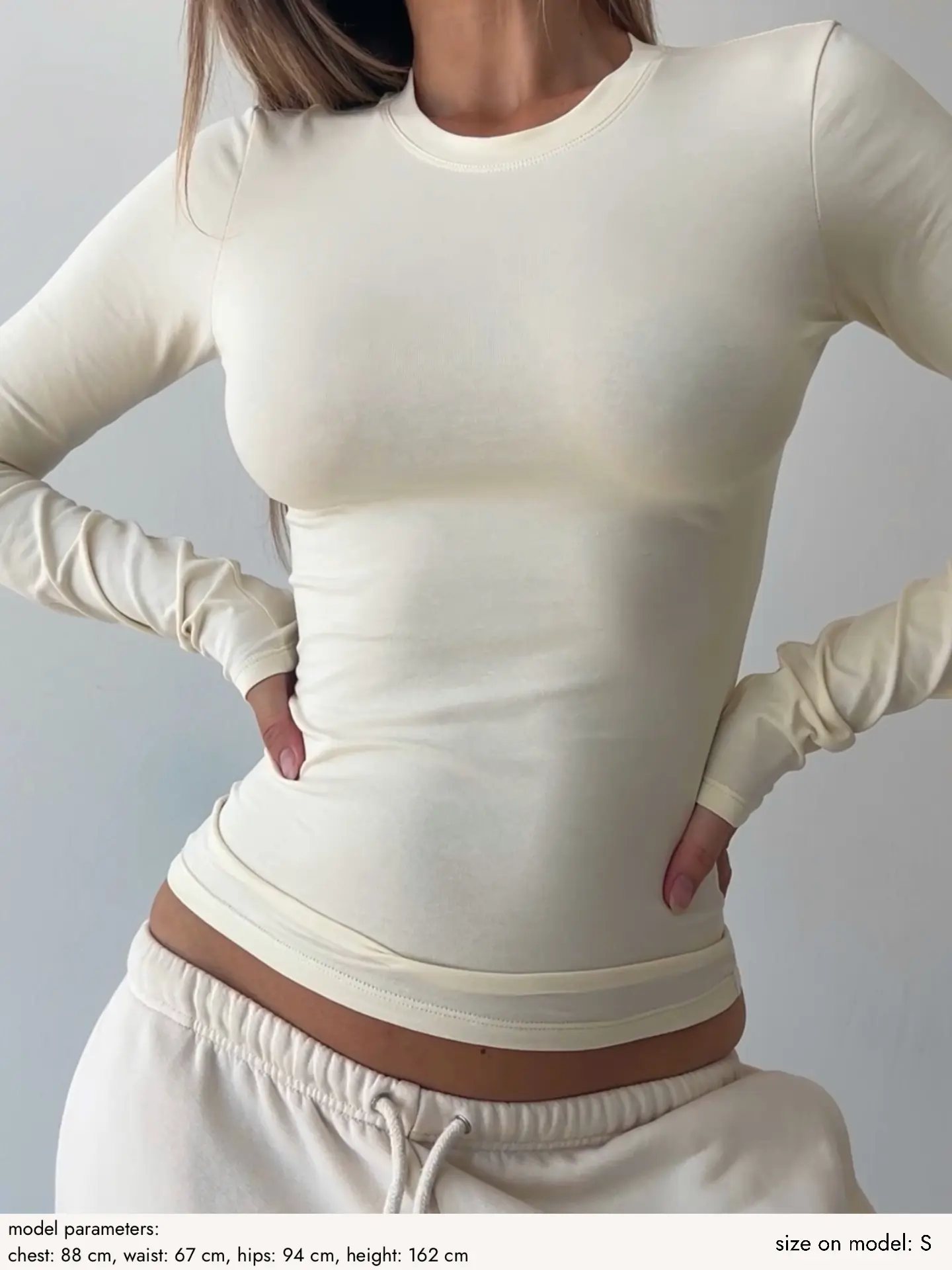 Лонгслів Айворі - Image 2