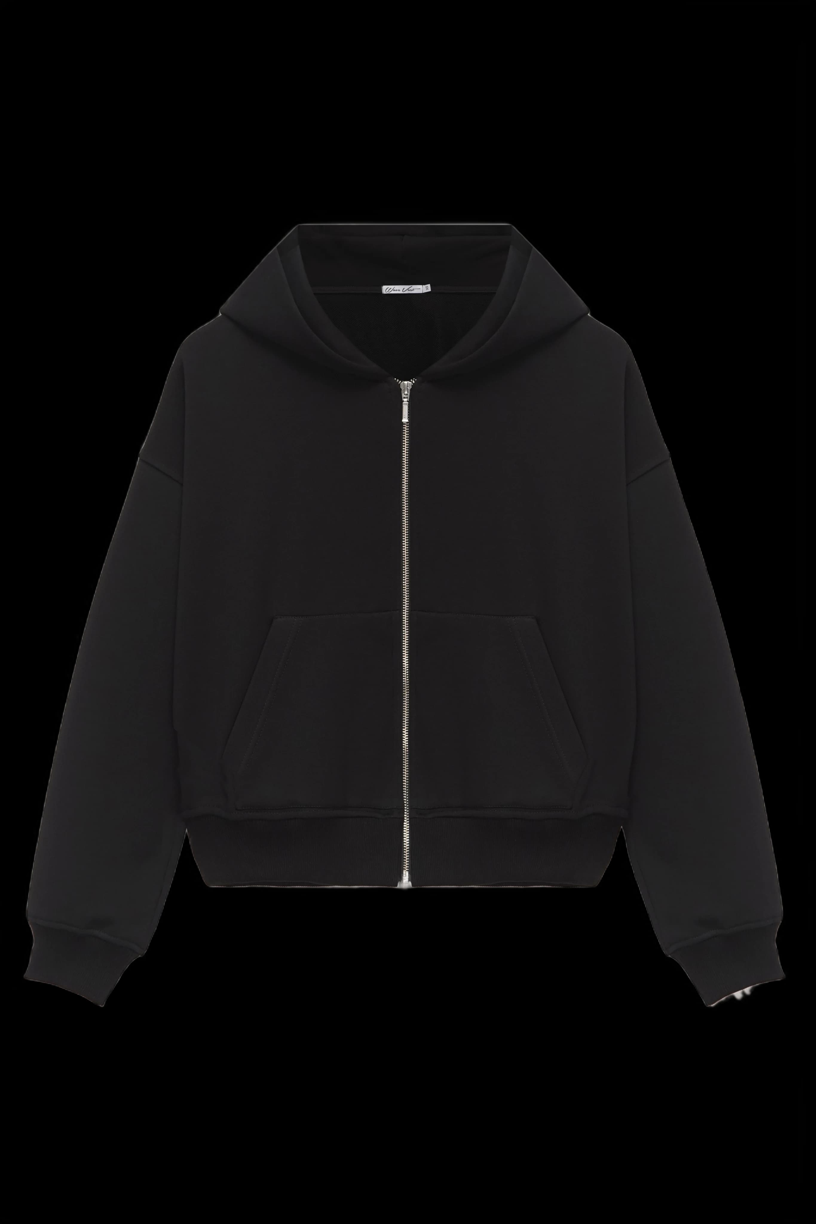 Zip hoodie Black