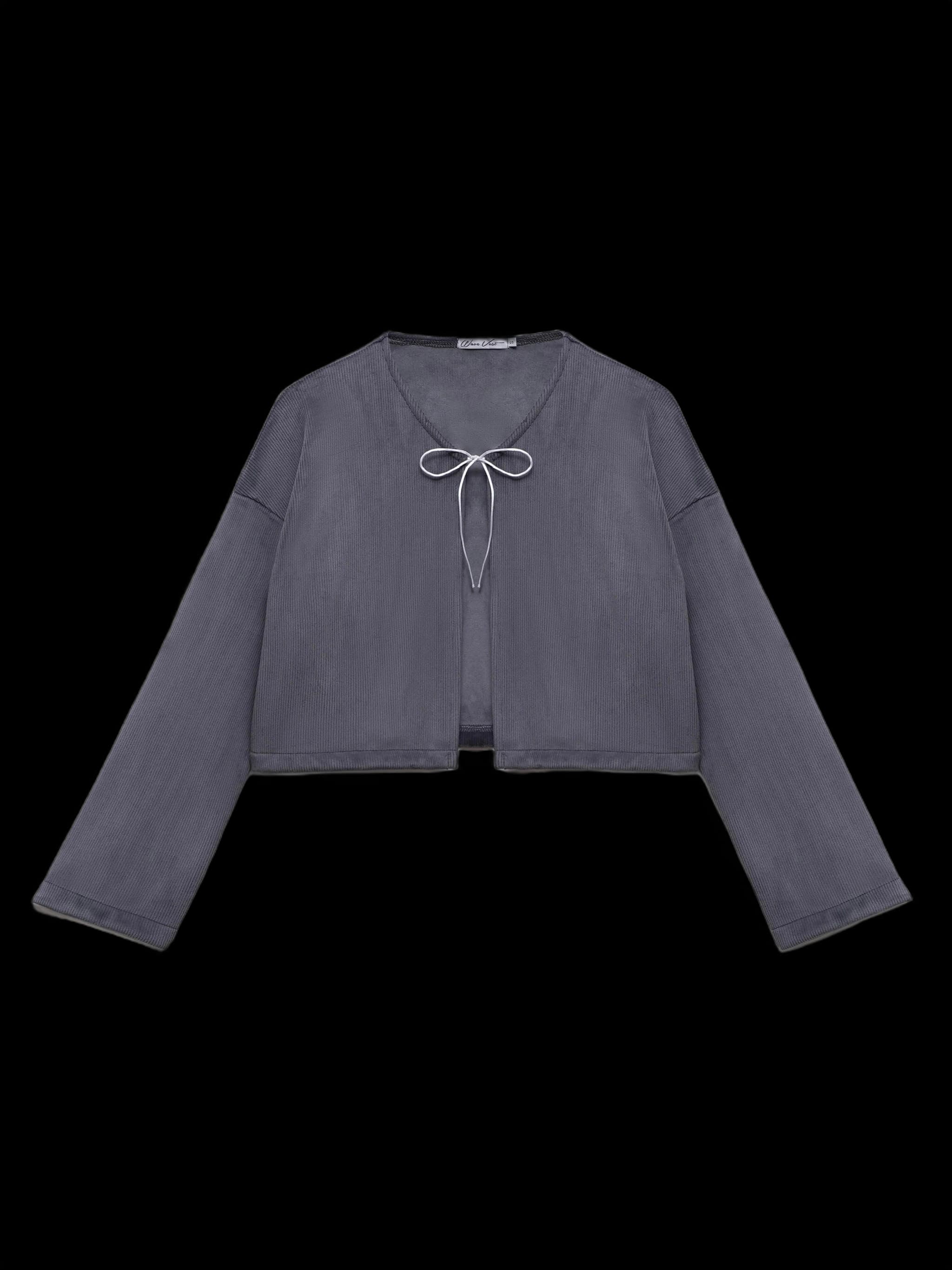 Джемпер велюр Графіт - product image 1