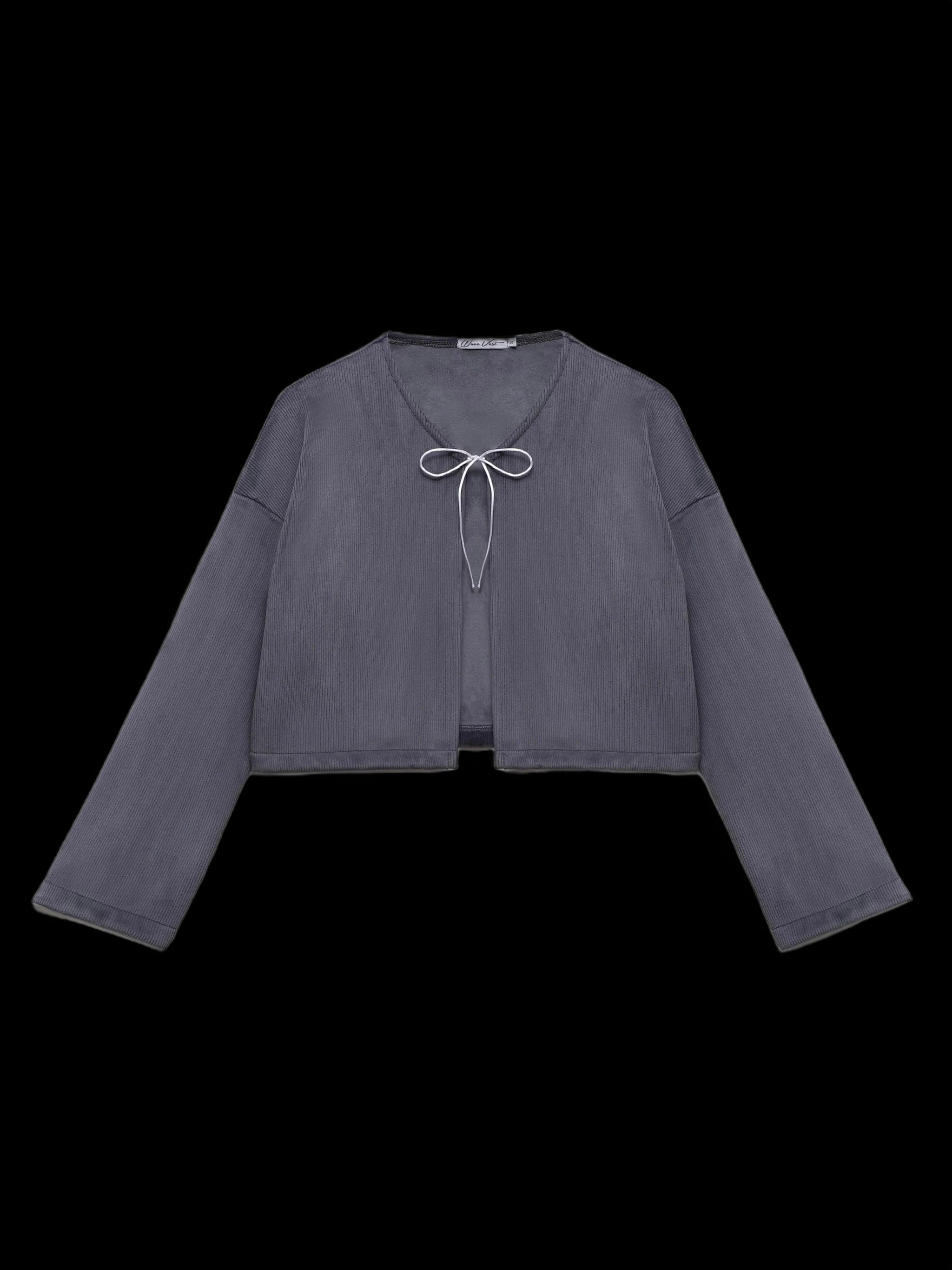 Джемпер велюр Графіт - product image 1