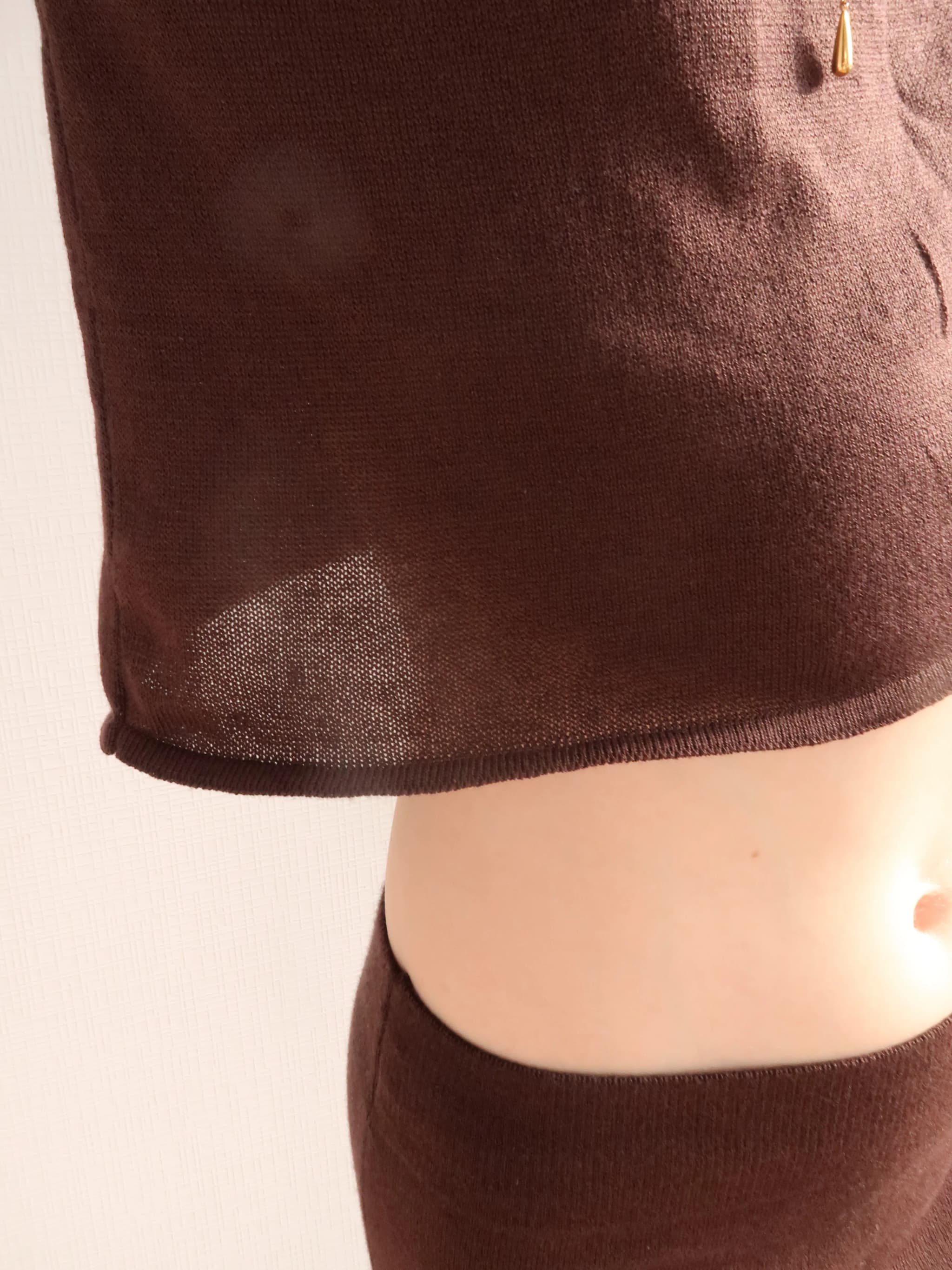 Лонгслів вʼязаний Шоколад - product image 5