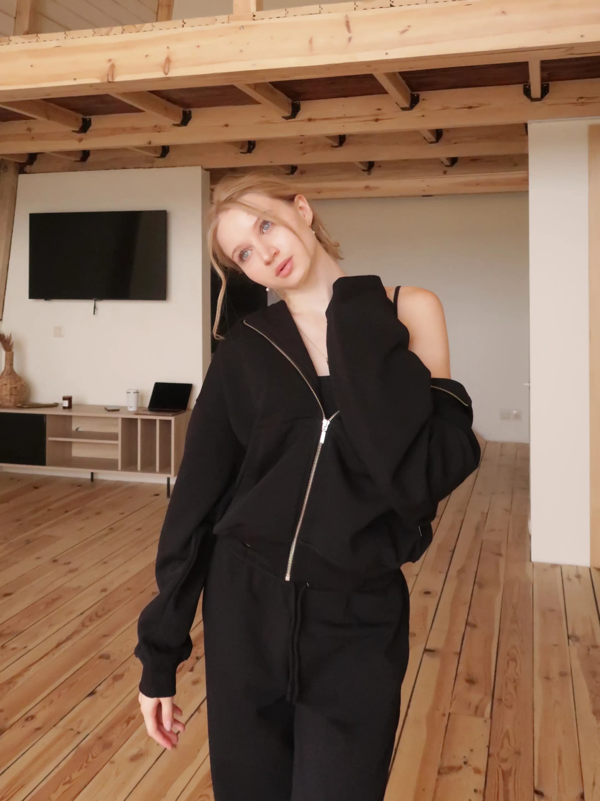 Зіп худі Чорне - product image 2