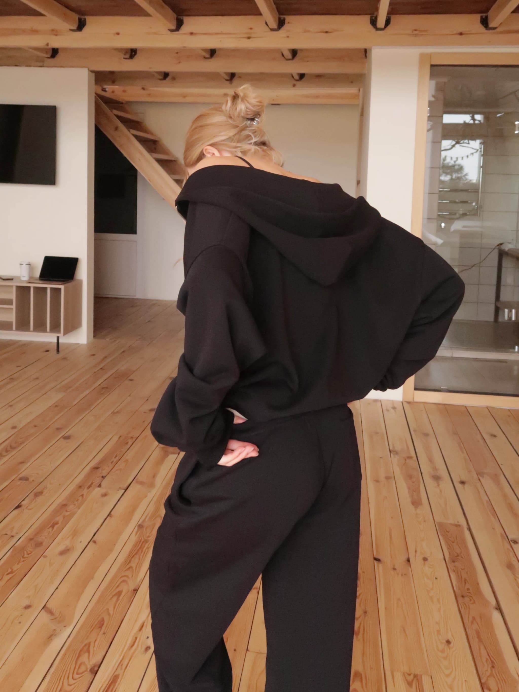 Зіп худі Чорне - product image 3