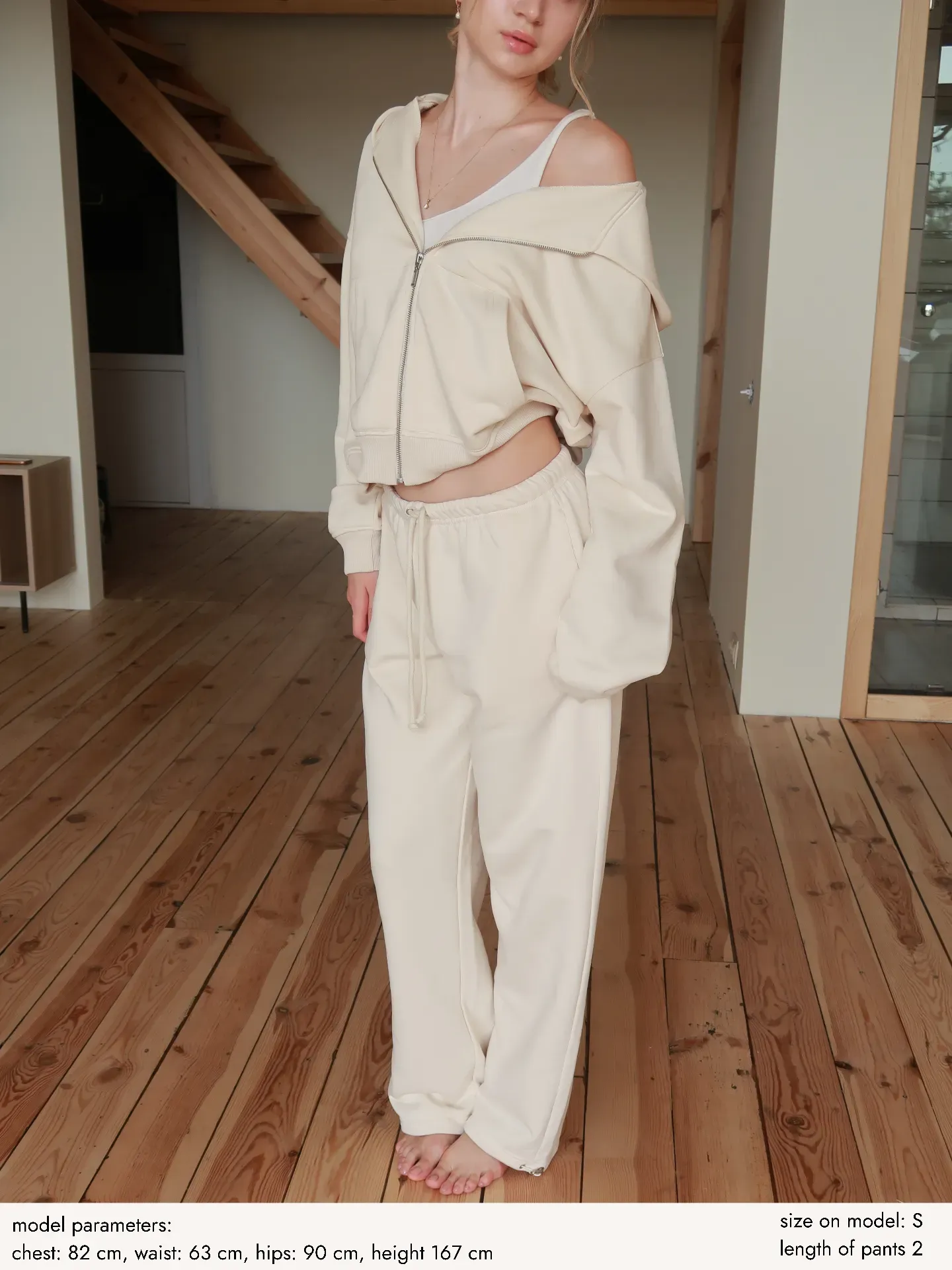 Зіп худі Айворі - product image 3