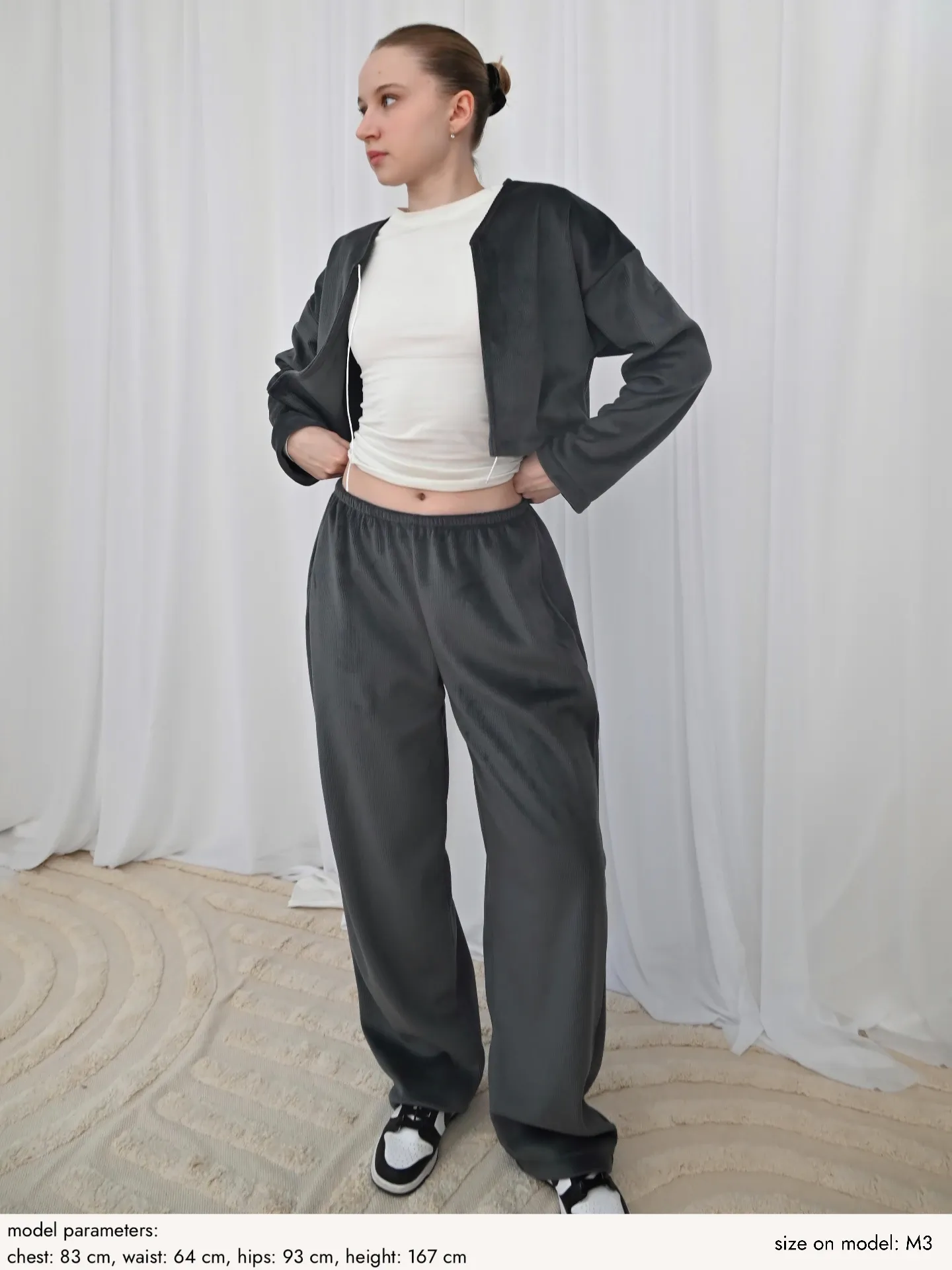 Джогери велюр Графіт - product image 3