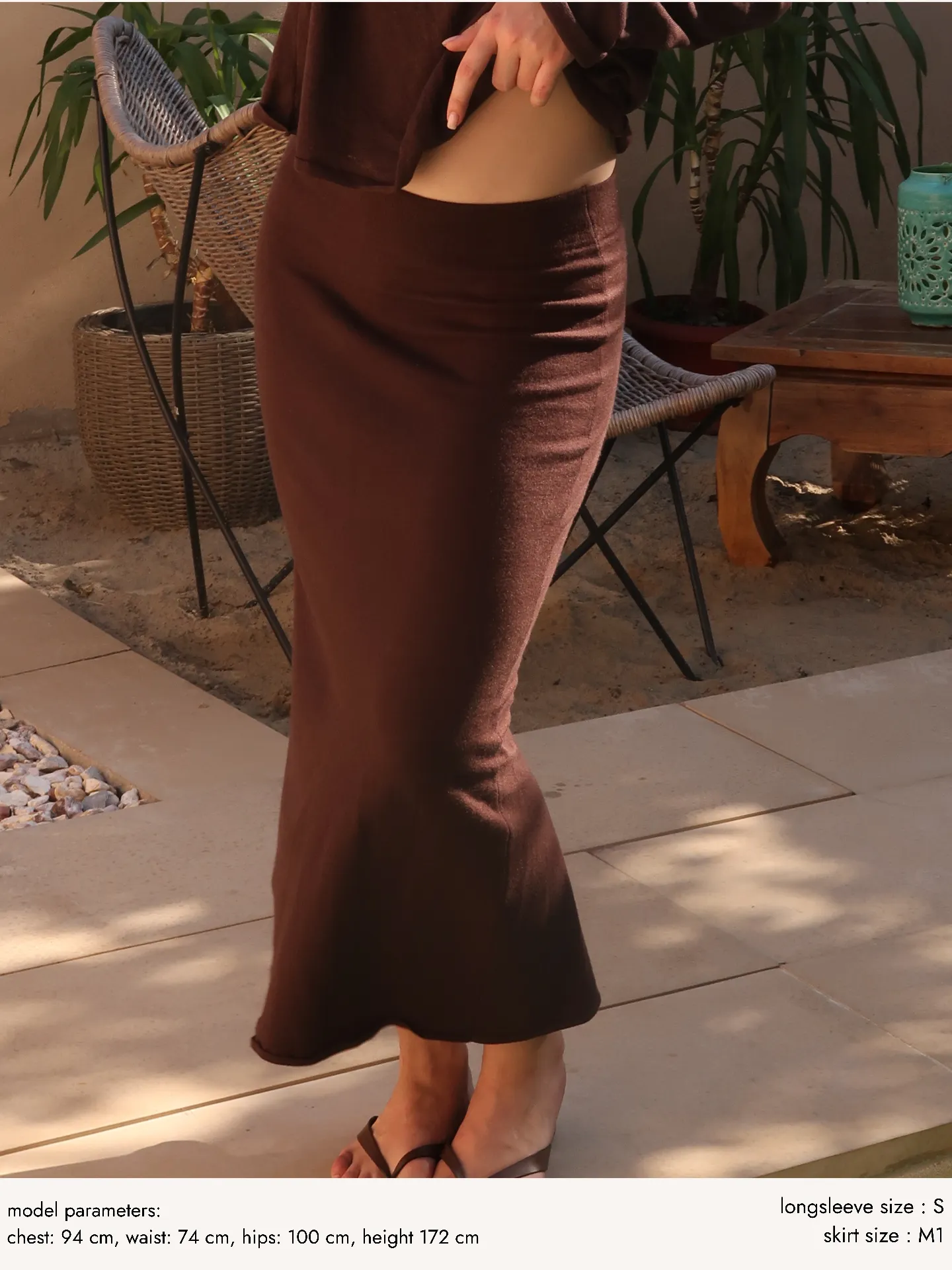 Спідниця вʼязана Шоколад - product image 2