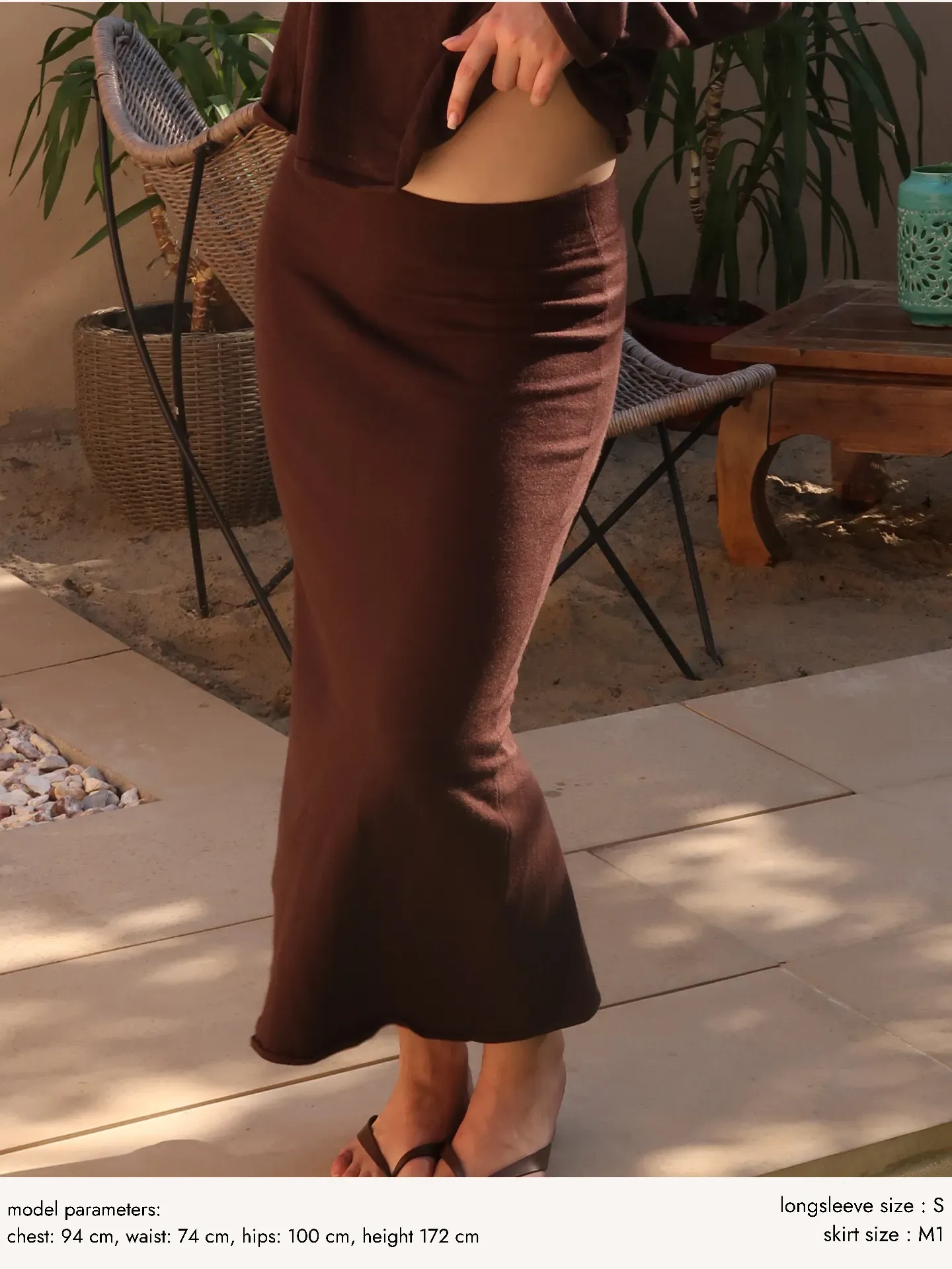 Спідниця вʼязана Шоколад - product image 2