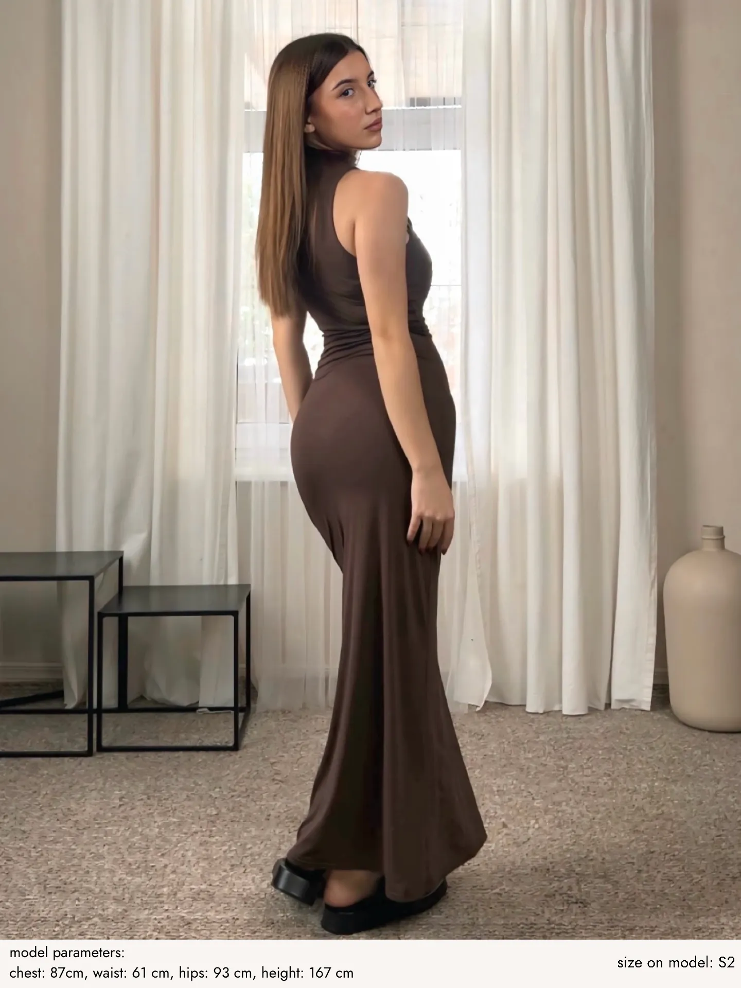 Слім сукня Шоколад - Image 2