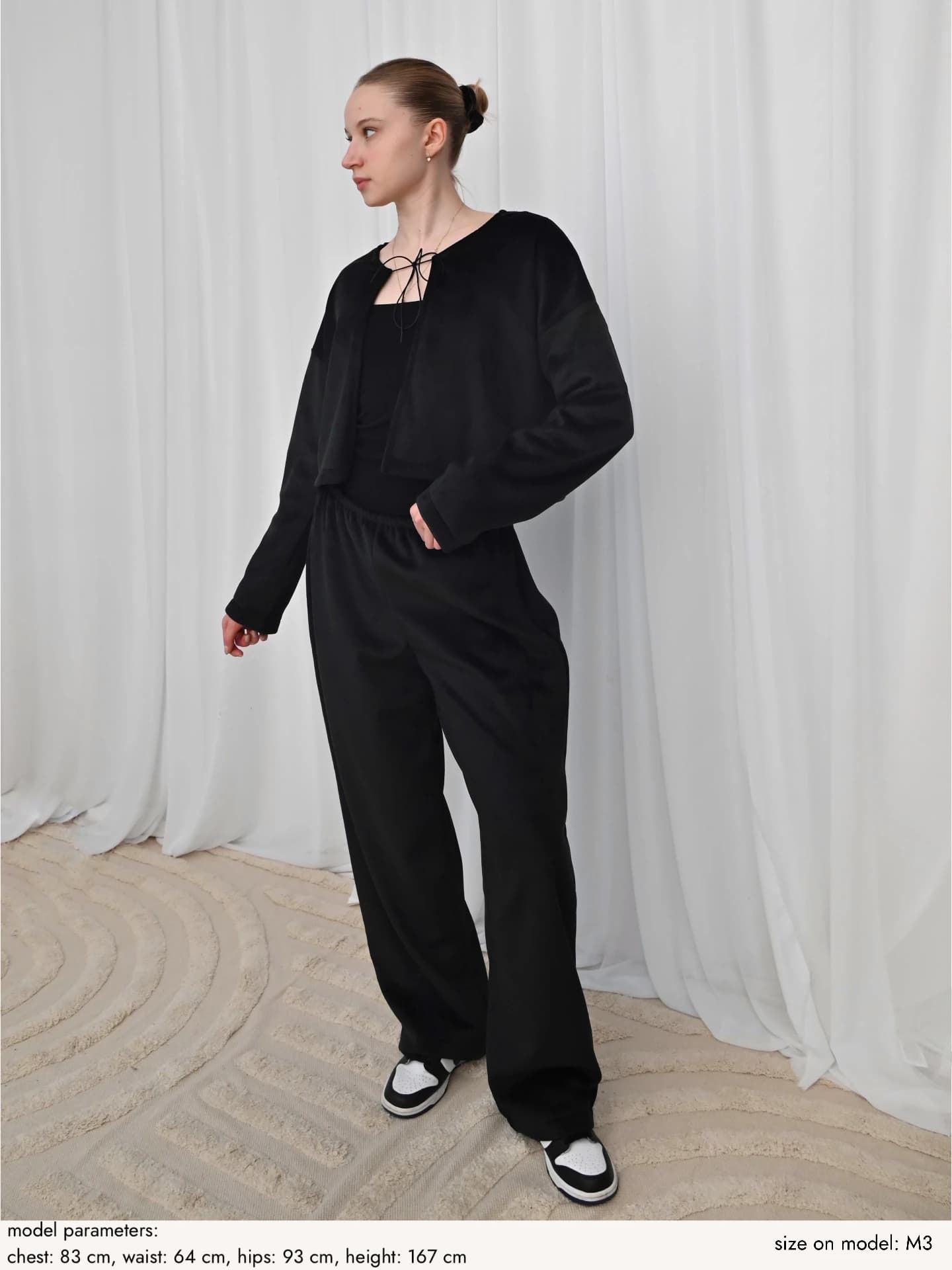 Джогери велюр Чорні - Image 3