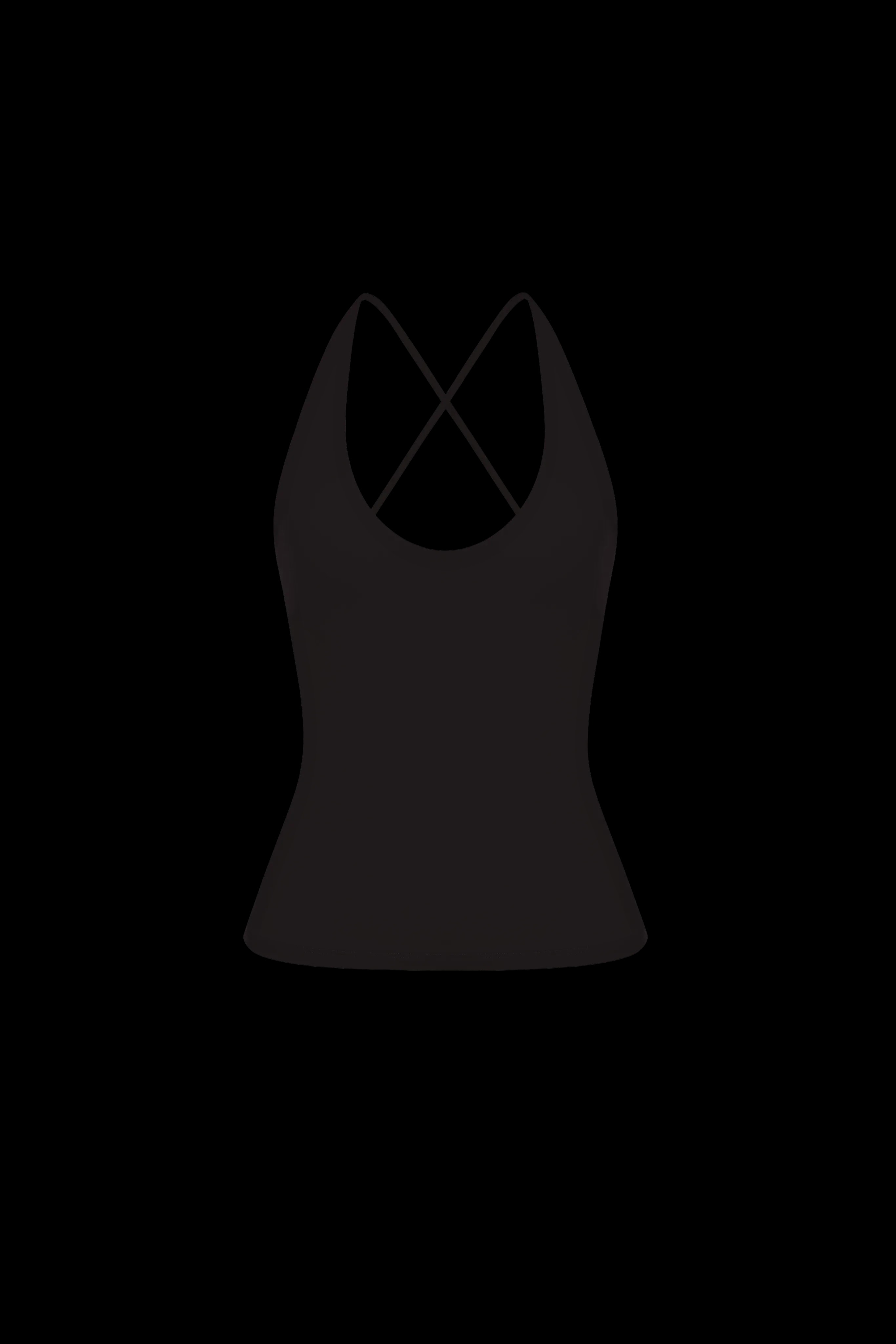 Майка з перехресною спинкою Чорна - product image 1